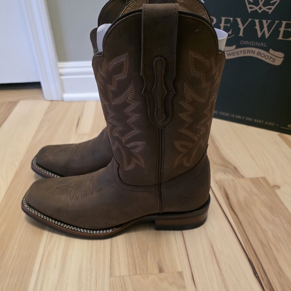 Reywelt Men's Brown Cowboy & Western Boots - Picture 3 of 11